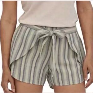 NWT Patagonia Women’s Garden Island Pull On Shorts Wrap Front Tie Size Medium